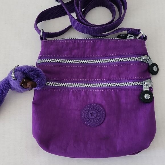 Kipling Purple Crossbody Bag - Picture 1 of 9